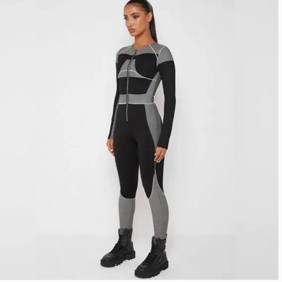 Maniere De Voir Technical Print Jumpsuit - Never Worn - US SIZE 4 - Picture 4 of 7